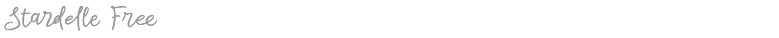 Stardelle font preview